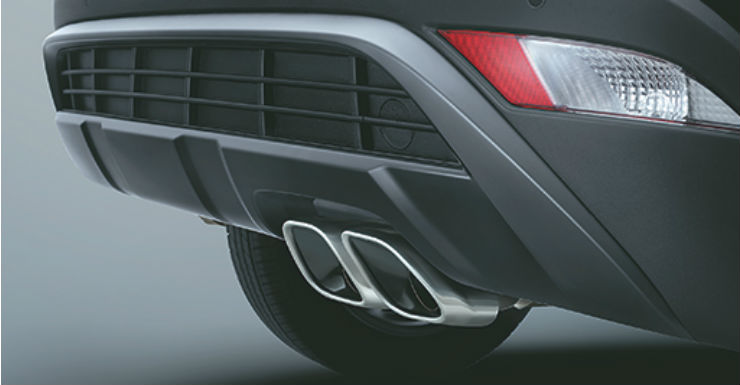Creta twin exhaust