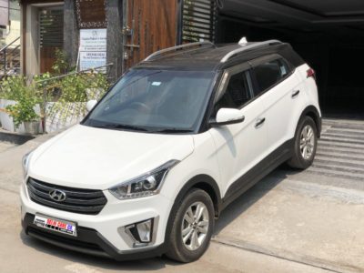 Hyundai White Creta 1.6 SX+ Automatic, 2015/DEC, Diesel | Top Model & 1st Owner