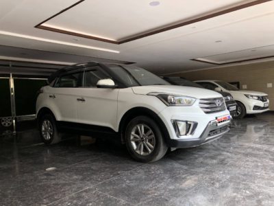 Hyundai White Creta 1.6 SX+ Automatic, 2015/DEC, Diesel | Top Model & 1st Owner