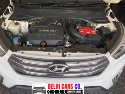 Hyundai White Creta 1.6 SX+ Automatic, 2015/DEC, Diesel | Top Model & 1st Owner
