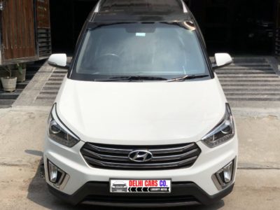 Hyundai White Creta 1.6 SX+ Automatic, 2015/DEC, Diesel | Top Model & 1st Owner