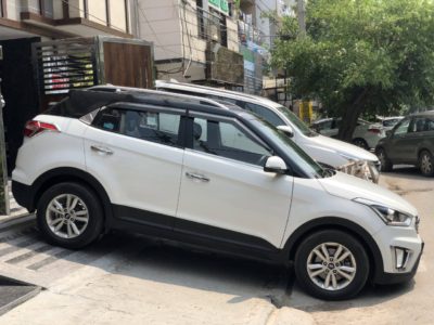 Hyundai White Creta 1.6 SX+ Automatic, 2015/DEC, Diesel | Top Model & 1st Owner