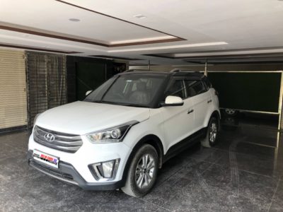 Hyundai White Creta 1.6 SX+ Automatic, 2015/DEC, Diesel | Top Model & 1st Owner
