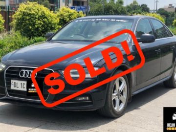 Audi A4 2013 S-Line | 25,000 KMs Only | Sunroof | All Original | 2nd Owner – By DelhiCars.net