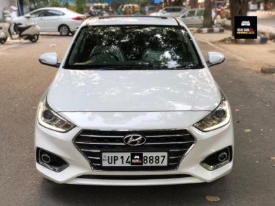 White Verna 1.6 SX CRDI AUTOMATIC 2018 | 1st Owner | 40,000 KMs Only | SUNROOF – By DelhiCars.net