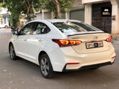White Verna 1.6 SX CRDI AUTOMATIC 2018 | 1st Owner | 40,000 KMs Only | SUNROOF – By DelhiCars.net