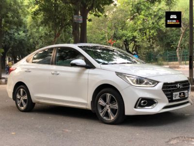 White Verna 1.6 SX CRDI AUTOMATIC 2018 | 1st Owner | 40,000 KMs Only | SUNROOF – By DelhiCars.net