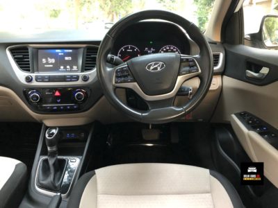 White Verna 1.6 SX CRDI AUTOMATIC 2018 | 1st Owner | 40,000 KMs Only | SUNROOF – By DelhiCars.net