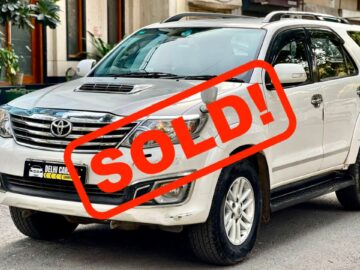TOYOTA FORTUNER 2012/AUGUST – WHITE – INR 11.25 LAKH