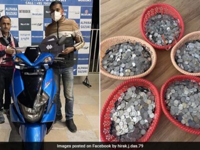 He bought Suzuki Avenis Scooter With Coins [Video]