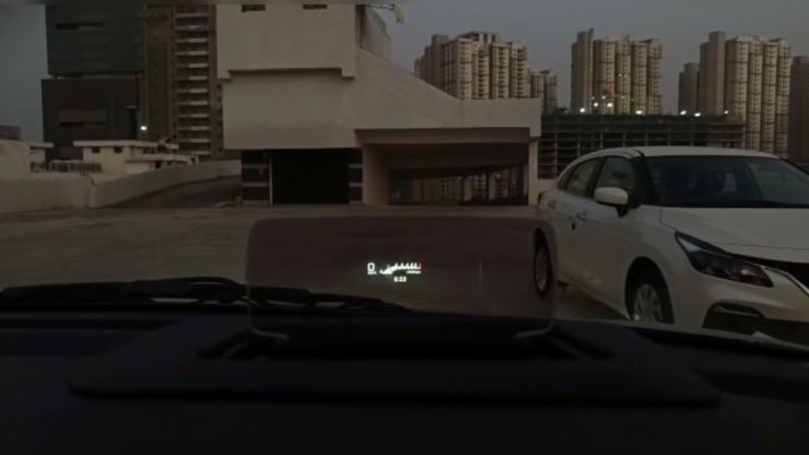 Maruti Baleno Facelift’s Heads-up Display and 360-degree camera caught on video